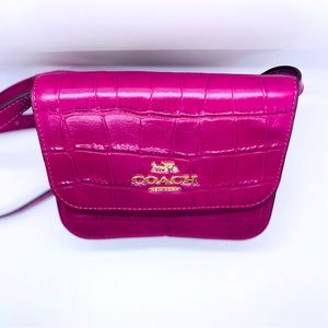 Coach Raspberry Crossbody. New with tags.